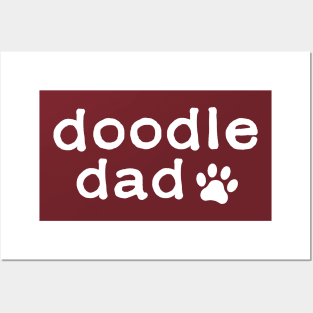 doodle dad with paw Posters and Art